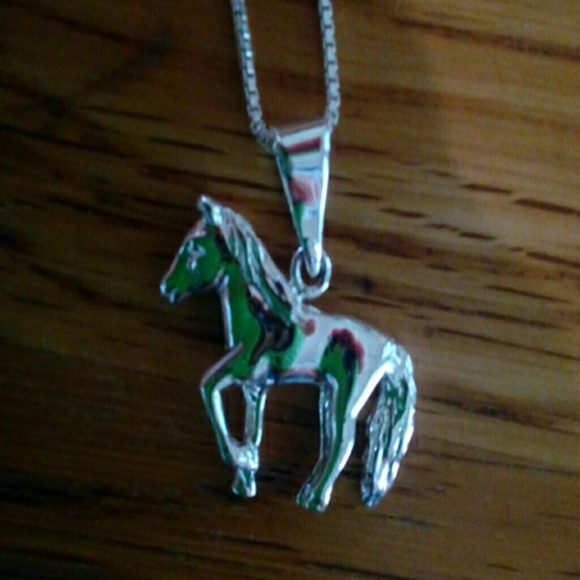 Sterling Horse Necklace - Picture 3 of 6